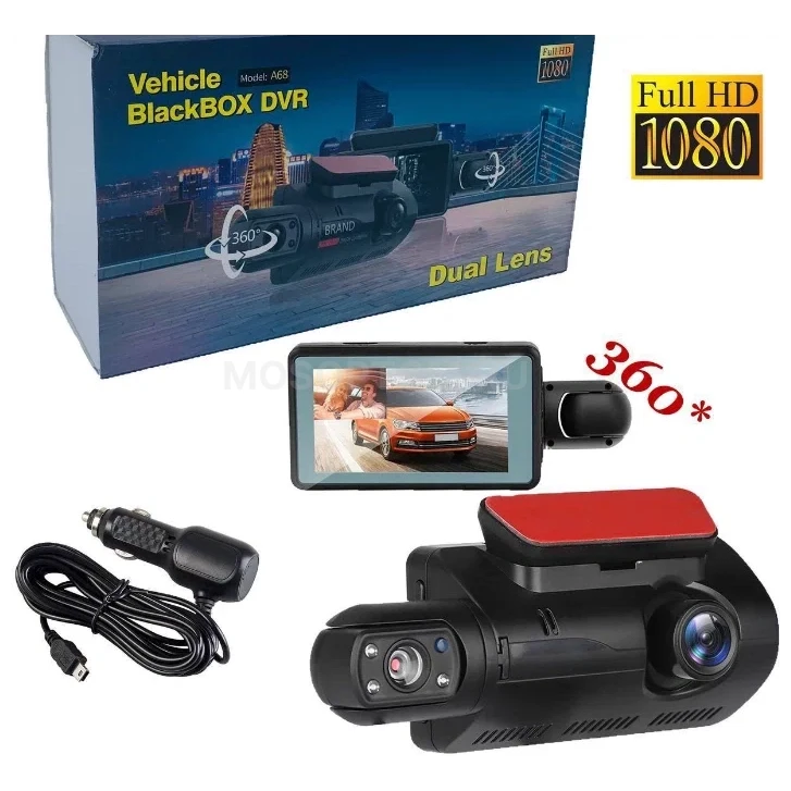 Как использование видеорегистратора Dual Lens Vehicle Blackbox DVR обеспечивает защиту автомобиля и повышает безопасность на дороге?
