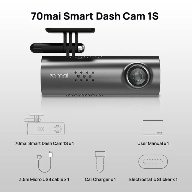 70mai smart dash cam 1s - неотъемлемый спутник автолюбителей для комфортной и безопасной езды